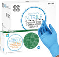ASAP Blue Nitrile Gloves Disposable 4 Mil - Strong, Food Safe