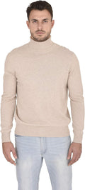Cashmeren Men's Essential Knit Turtleneck Sweater - Timeless Merino