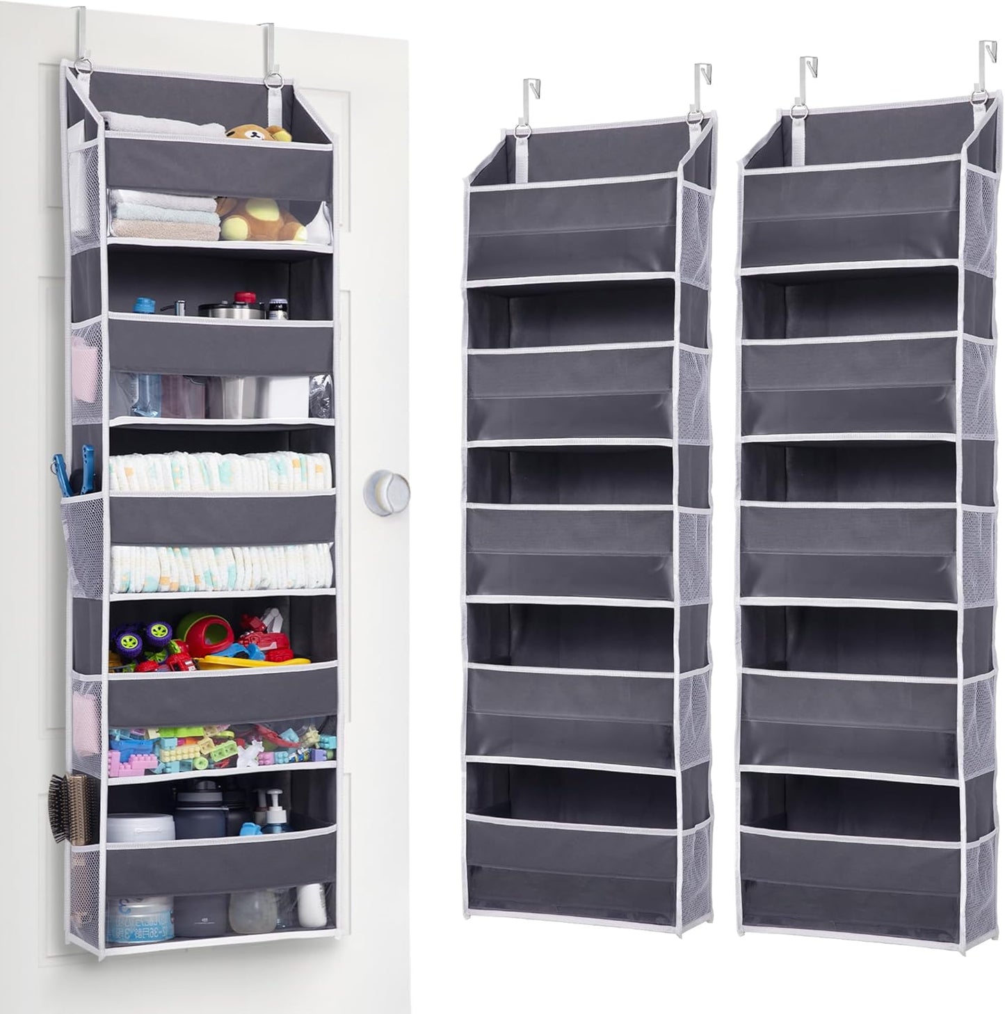 ULG 2 Pack 5-Tier Over the Door Organizer for Ample Storage