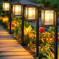 Solar Pathway Lights Outdoor 6 Pack - Bright, Long-Lasting Garden