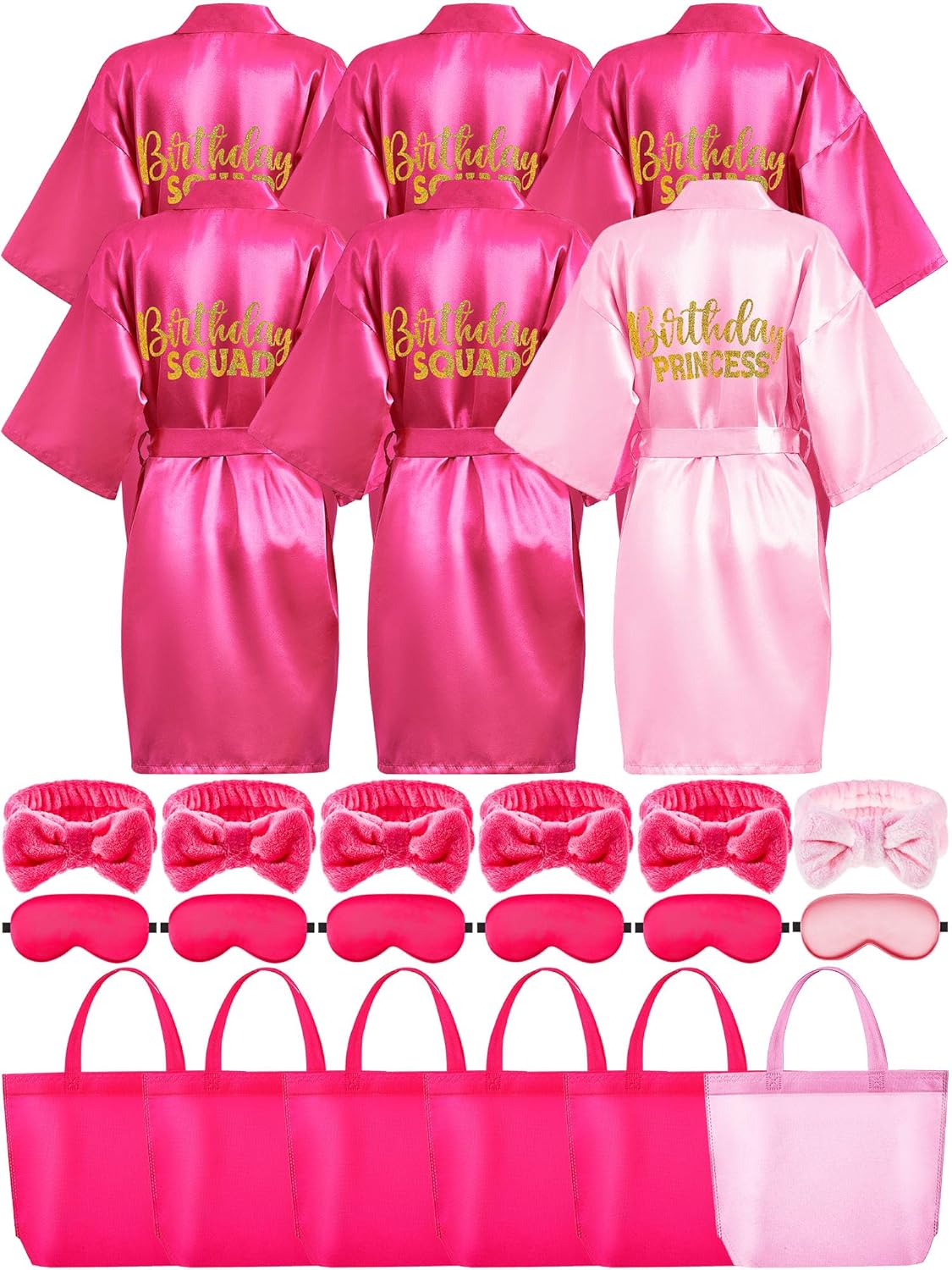Sintuff 24 Pcs Kids Spa Party Supplies for Girls - Perfect Set