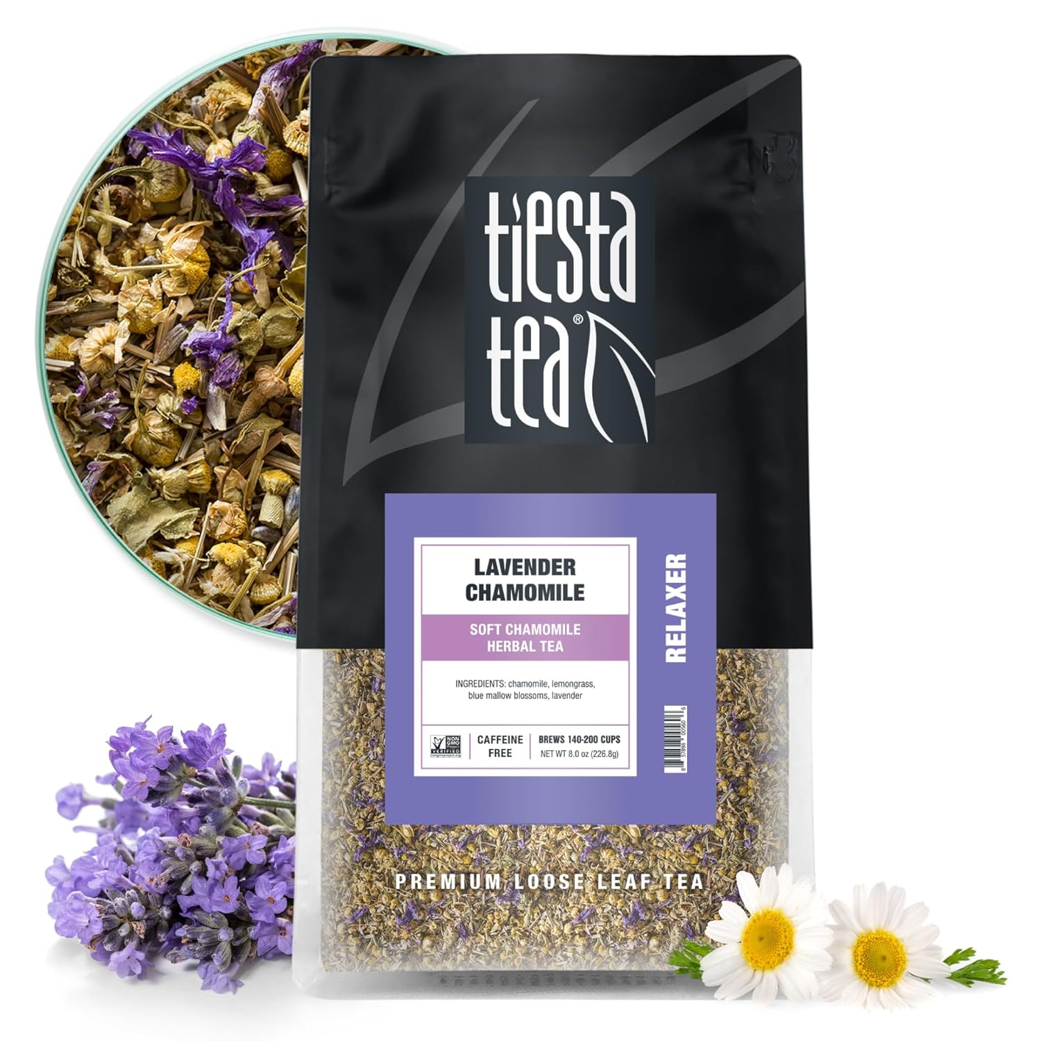 Lavender Chamomile Herbal Tea for Relaxation and Calmness
