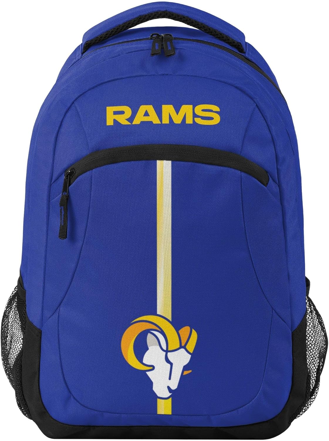 FOCO Los Angeles Rams NFL Action Backpack for Sports Fans