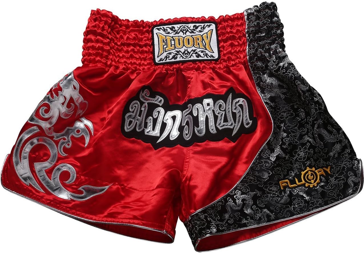 FLUORY Muay Thai Fight Shorts for MMA and Kickboxing Training
