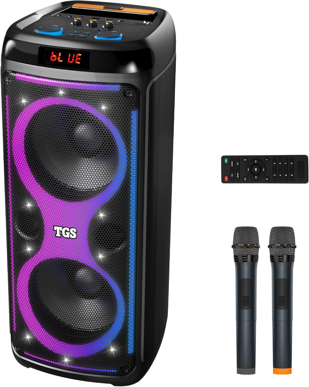 Ultimate Party Karaoke with Wireless Mics & Disco Lights