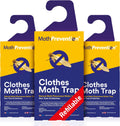 Powerful Moth Traps for Clothes & Closets - Refillable 3-Pack