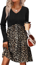 Long Sleeve Sweater Dress V Neck Empire Waist Baby