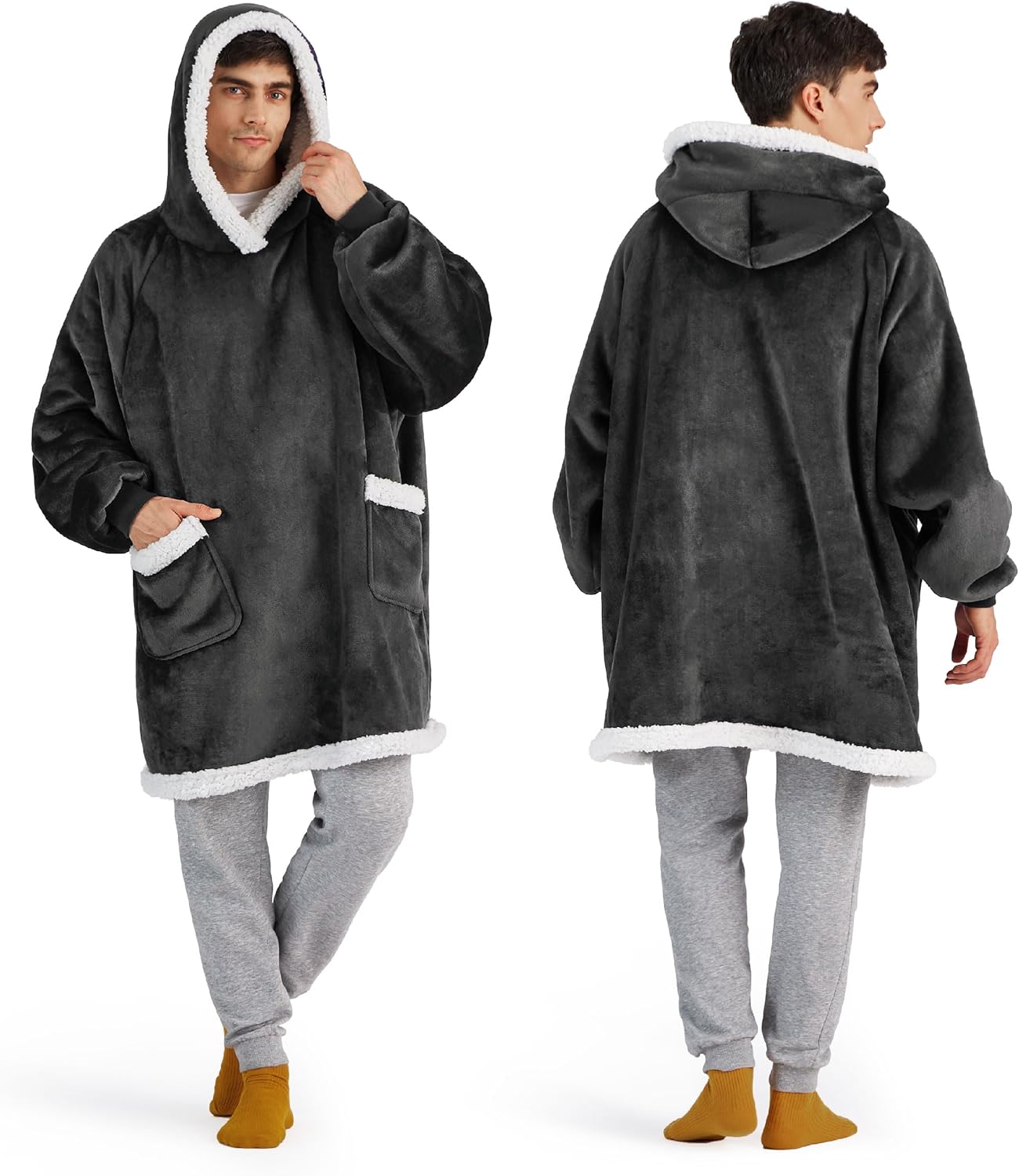 Bedsure Blanket Hoodie for Ultimate Comfort and Warmth
