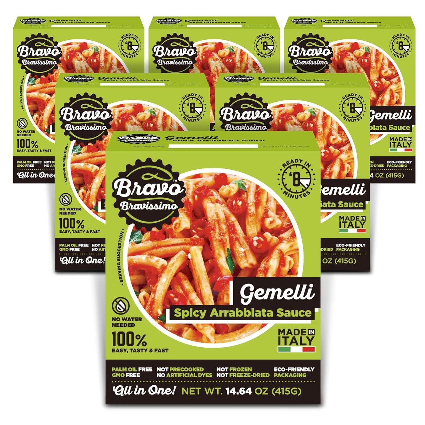 Authentic Italian Pasta Meal - Vegan-Friendly Arrabbiata Flavor