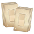 Decorator Rocker Light Switch 15A 120-277V - Brushed Wall Plates
