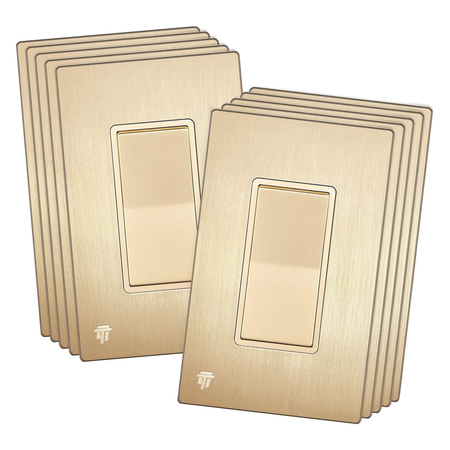 ENERLITES Elite Series Decorator Rocker Light Switch, 10 Pack