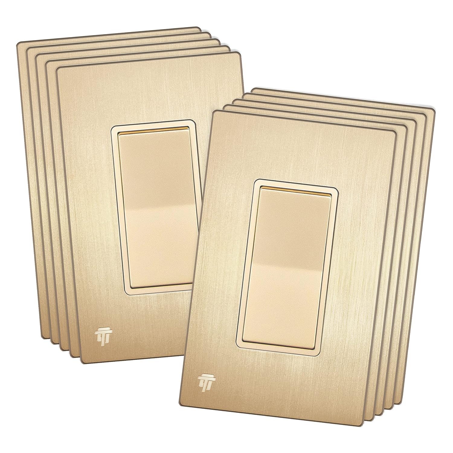 ENERLITES Elite Series Decorator Rocker Light Switch, 10 Pack