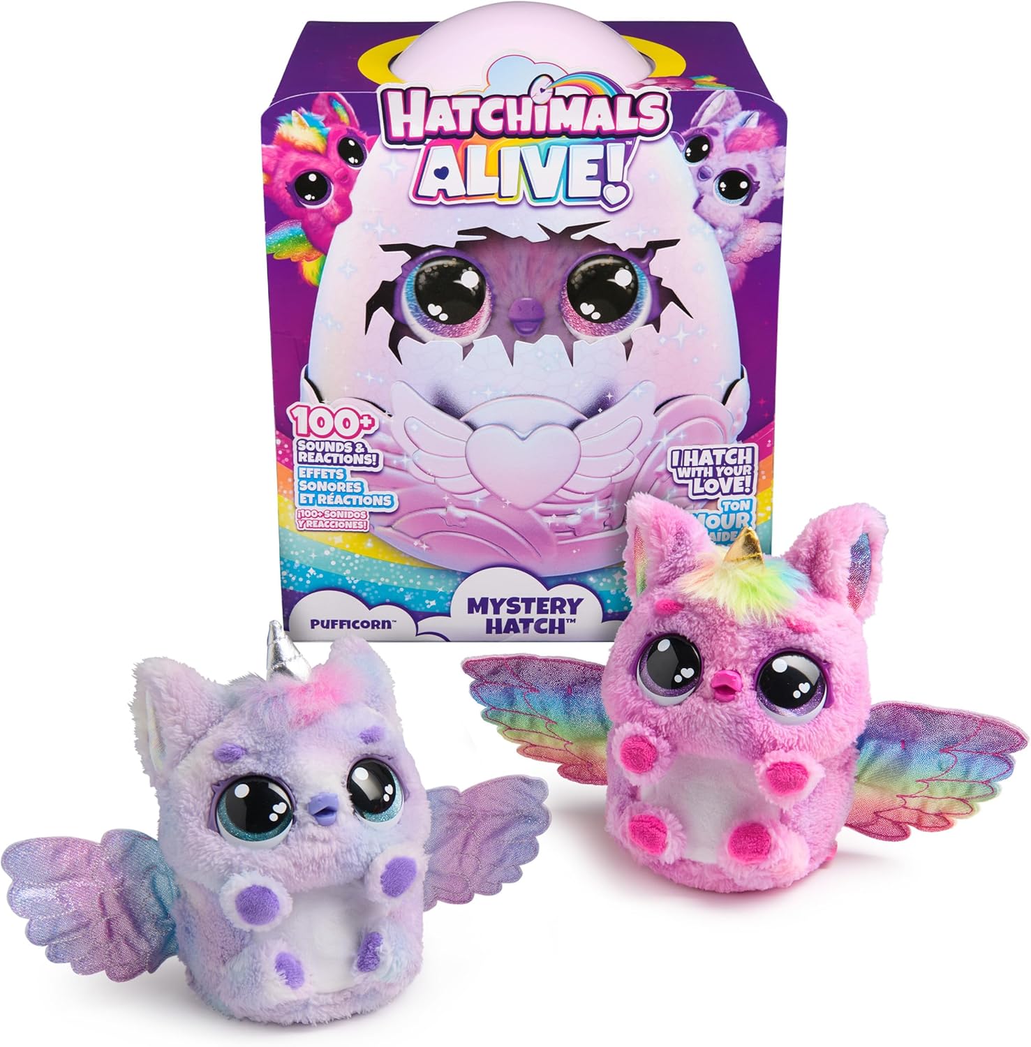 Hatchimals Alive Mystery Hatch Pufficorn Interactive Toy Surprise