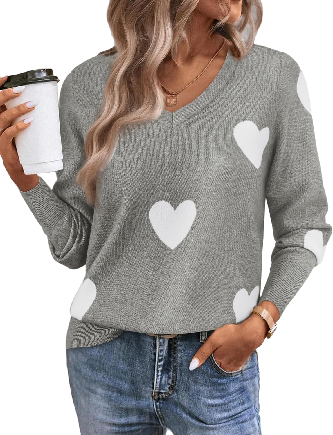 Women's Fall Sweaters 2025 Casual Long Sleeve Pullover Tops