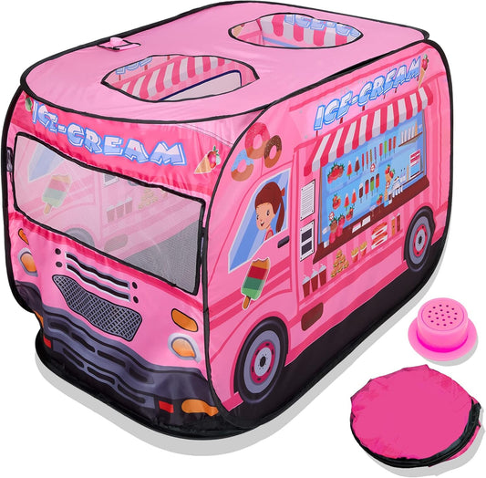 Playbees Musical Ice Cream Truck Play Tent - Interactive Fun!