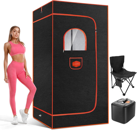 Portable Sauna Box with 3L Steamer & Remote Control