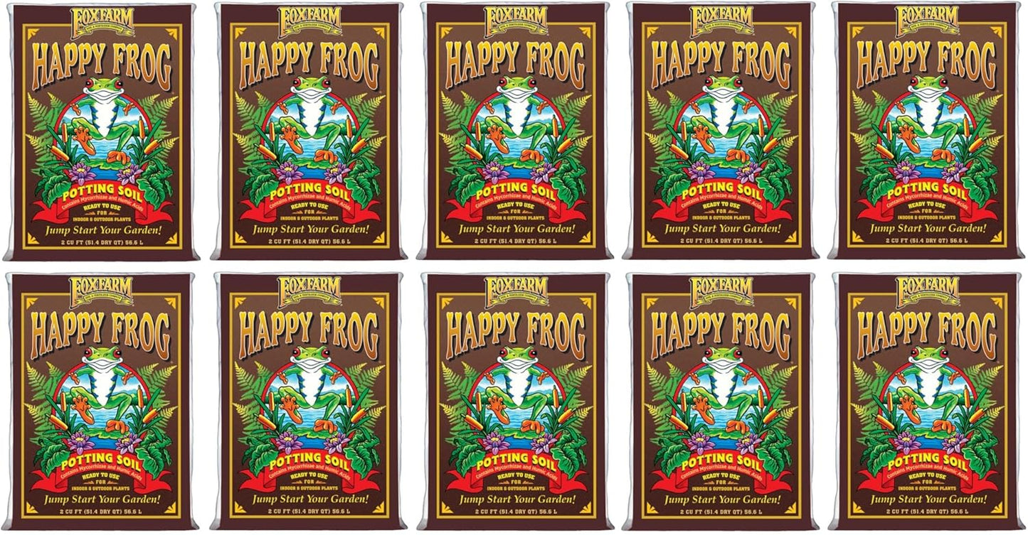 FoxFarm Happy Frog Potting Soil for Indoor and Outdoor Plants