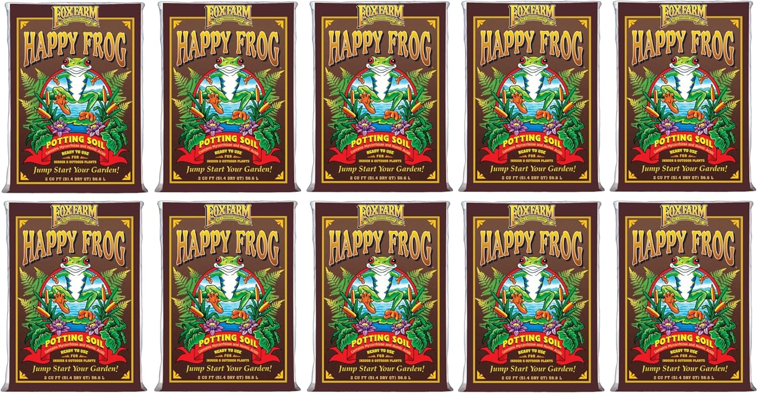 FoxFarm Happy Frog Potting Soil for Indoor and Outdoor Plants