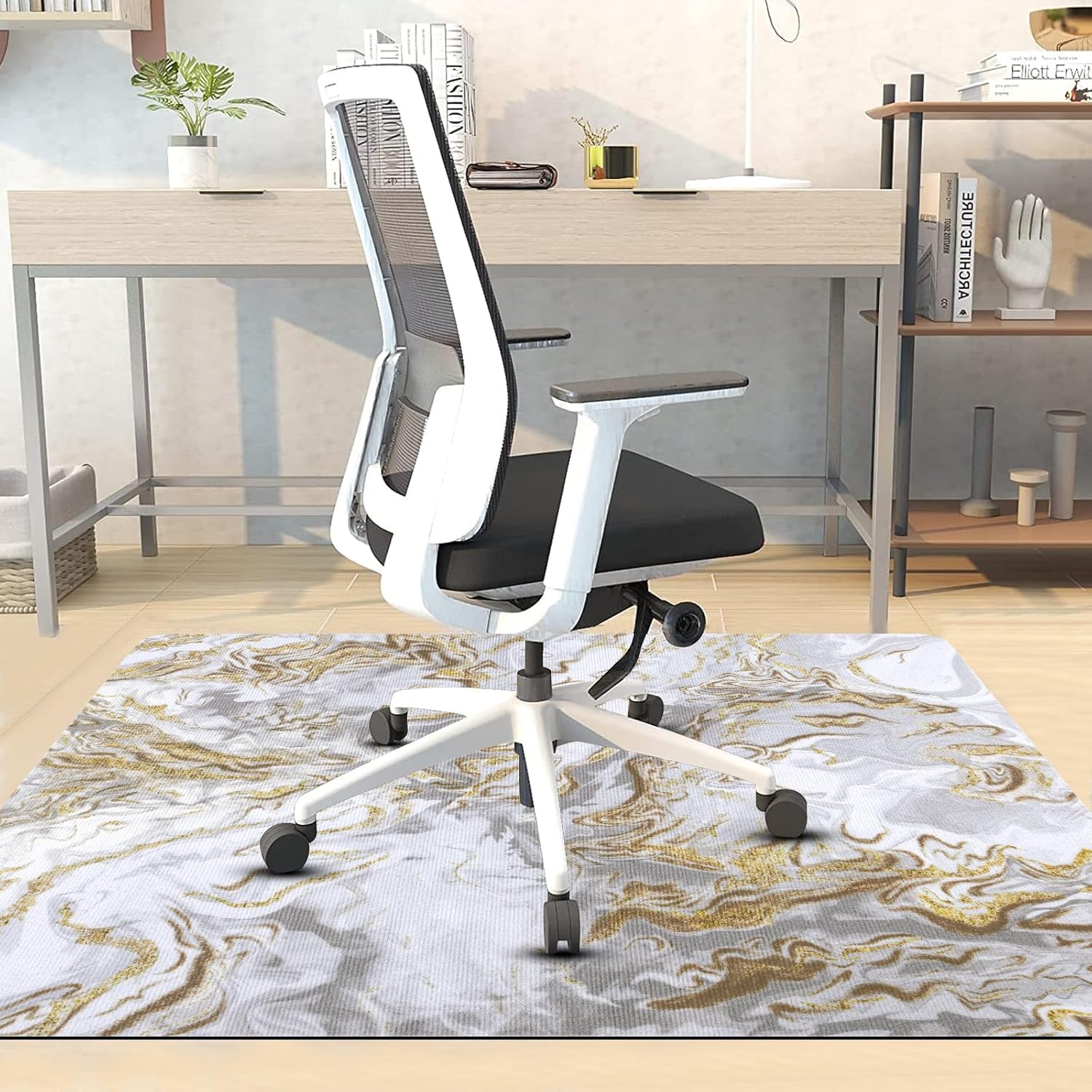Anti-Slip Chair Mat: Floor Protection & Style!