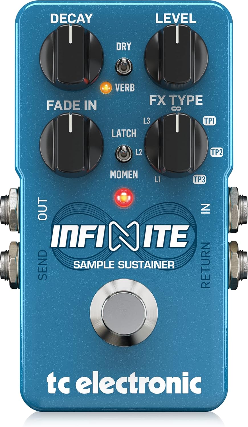 TC Electronic Blue Guitar Delay Pedal - Infinite Sustain
