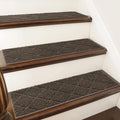 Edging Stair Treads Non-Slip Carpet Mat 28in x 9in - Secure Steps