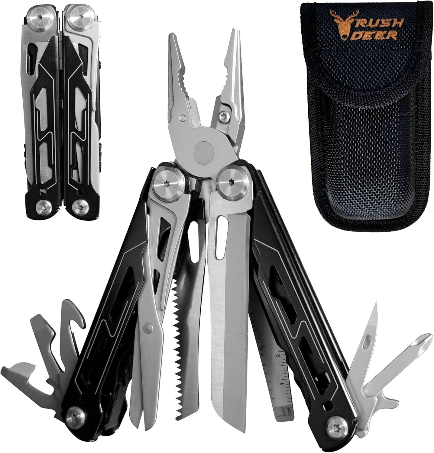 RUSH DEER 18-in-1 Multi-Tool: Ultimate Survival Companion