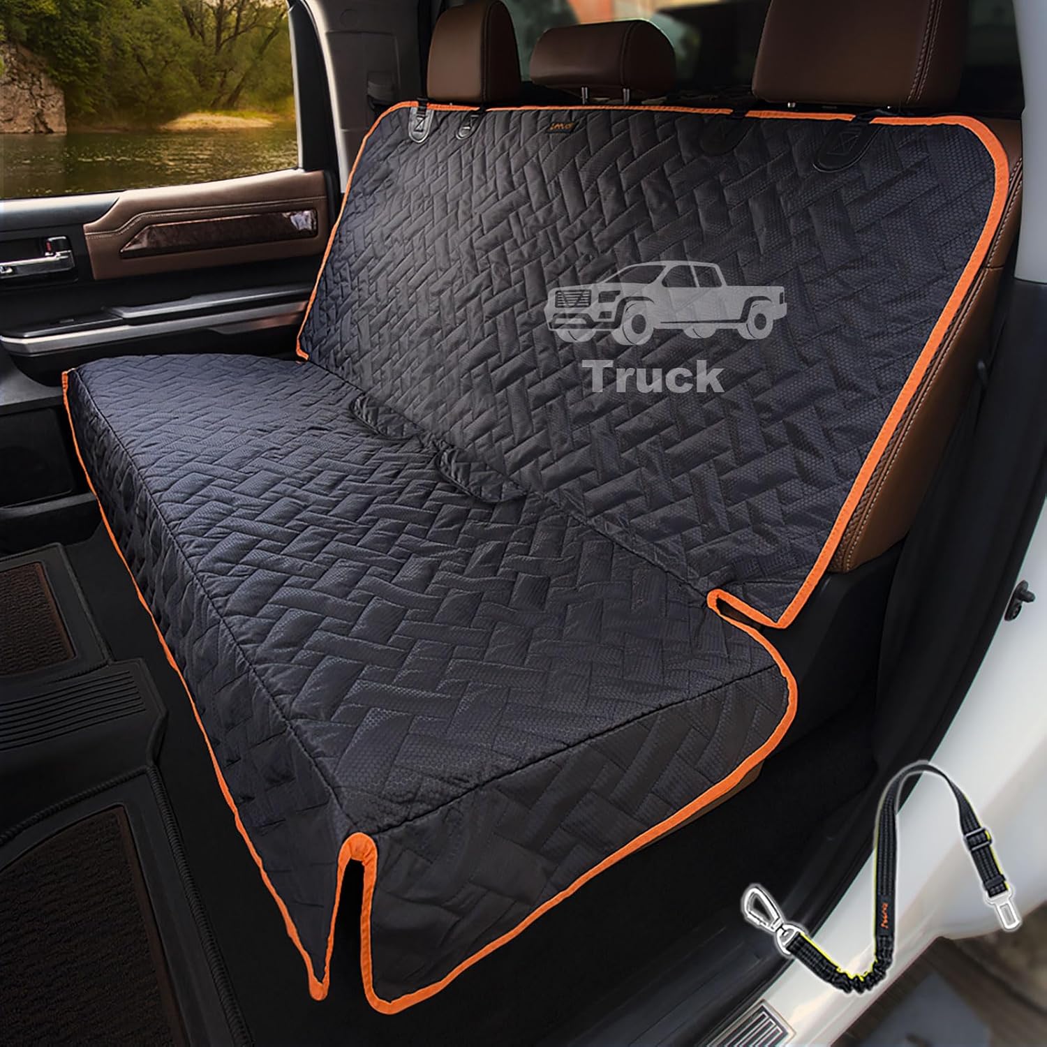 iBuddy Back Seat Cover for Trucks - Protect Your Seats Easily