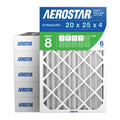 Aerostar 20x25x4 MERV 8 Air Filter for Allergies & Dust