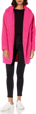 Teddy Bear Fleece Oversized-Fit Lapel Jacket - Cozy Layering Daily