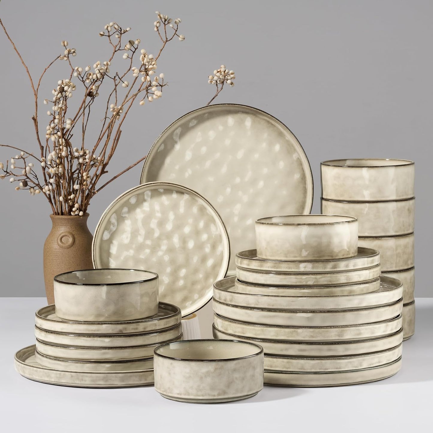 HaWare 24-Piece Dinnerware Set for Stylish Dining Experience