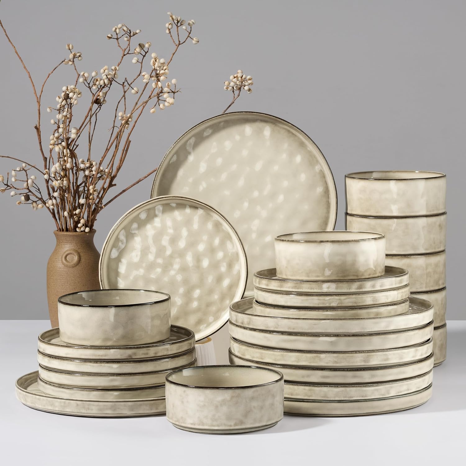 HaWare 24-Piece Dinnerware Set for Stylish Dining Experience