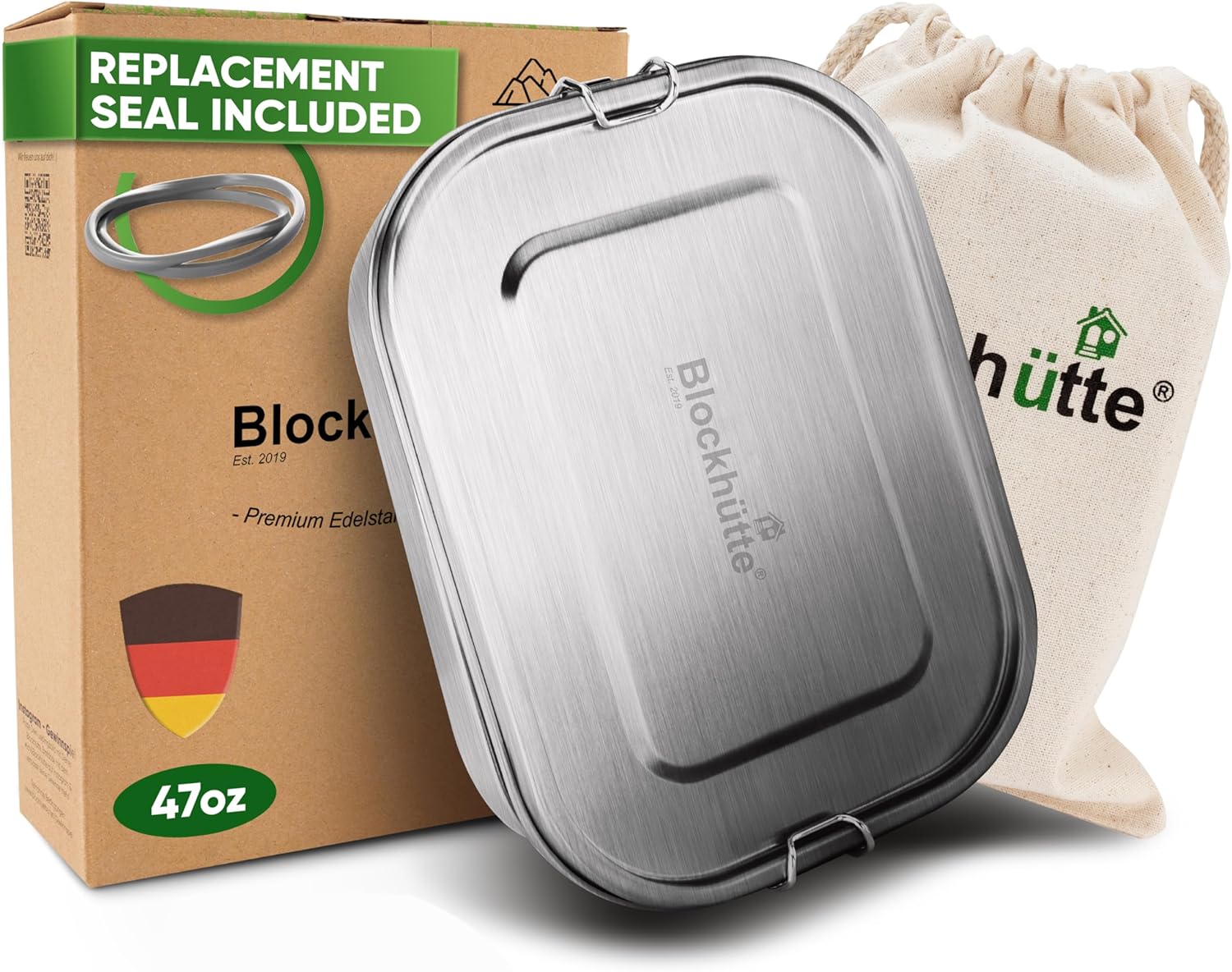 Stainless Steel Lunch Box for Adults - Eco-Friendly Bento Box