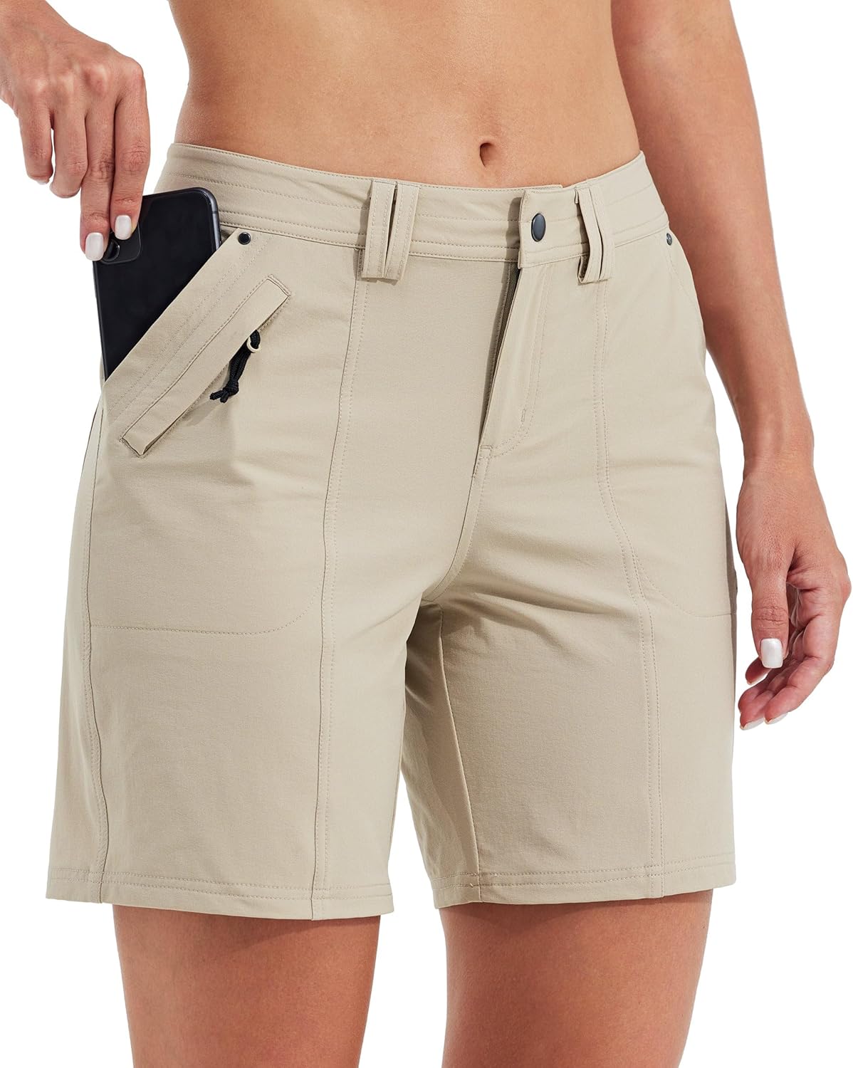 Willit Women's Golf Hiking Shorts 7in Quick Dry Athletic Shorts