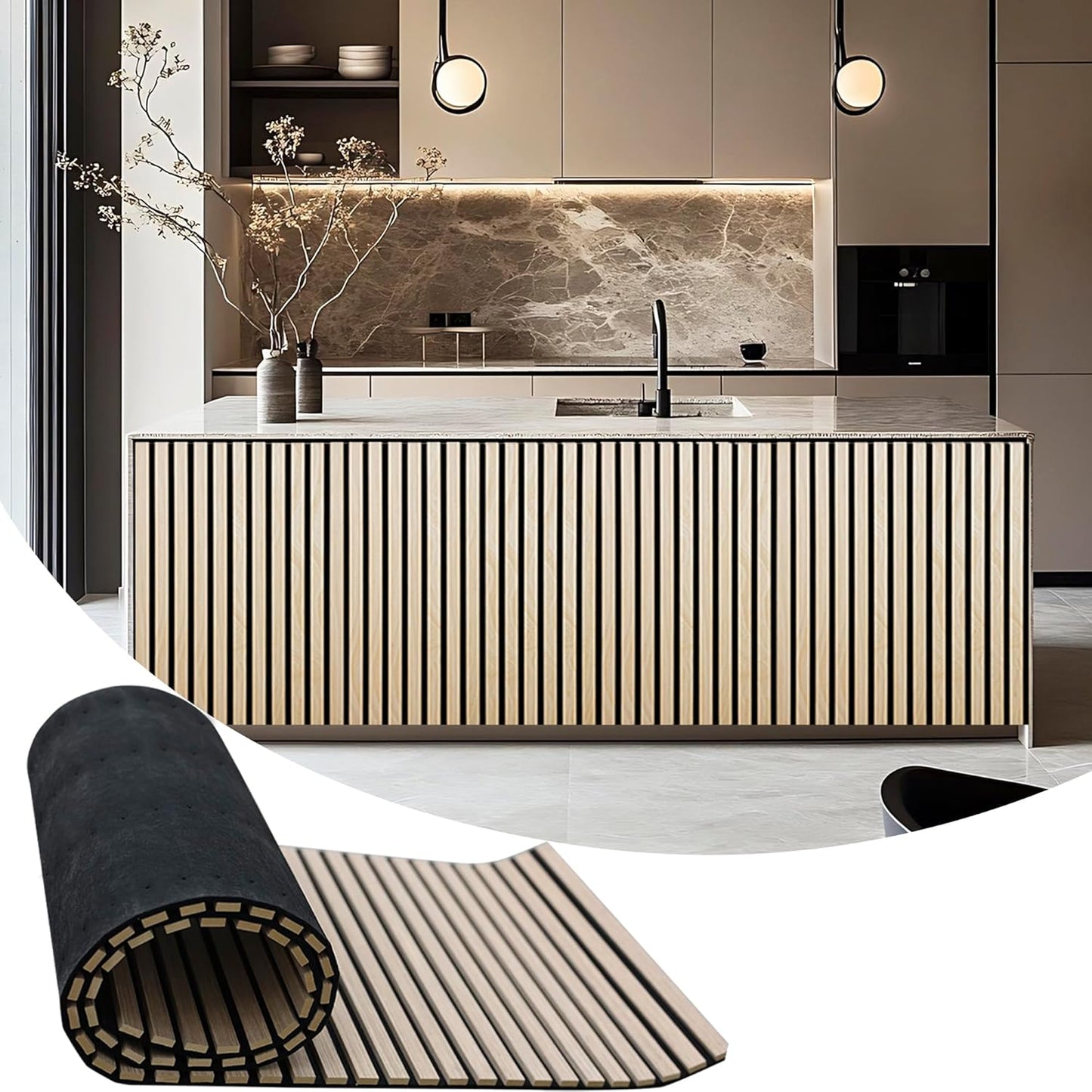Acoustic Wood Wall Panels for Elegant Interior Decor and Soundproofing