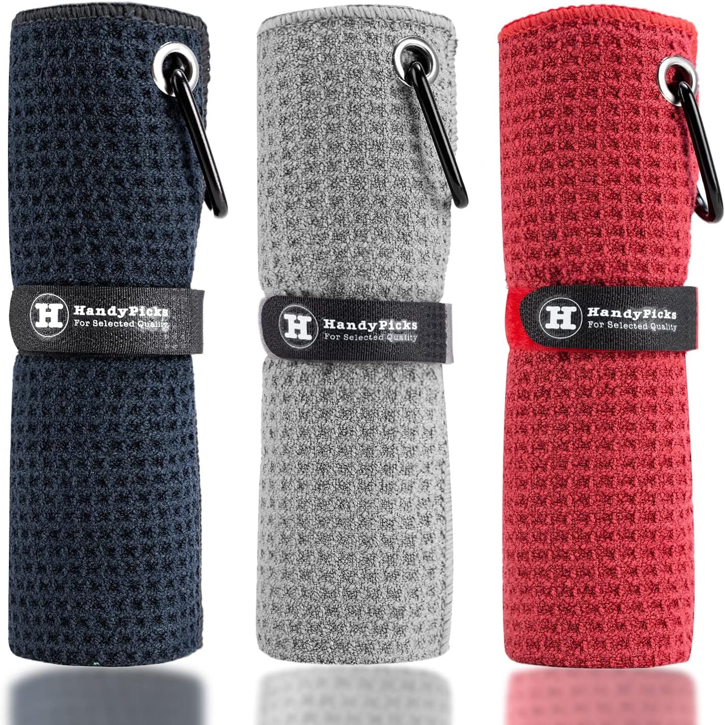Microfiber Golf Towel with Carabiner Clip - Ultimate Convenience