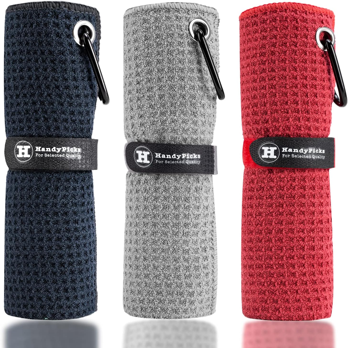 Ultra Absorbent Golf Towel - Handy Picks (16 X 16)