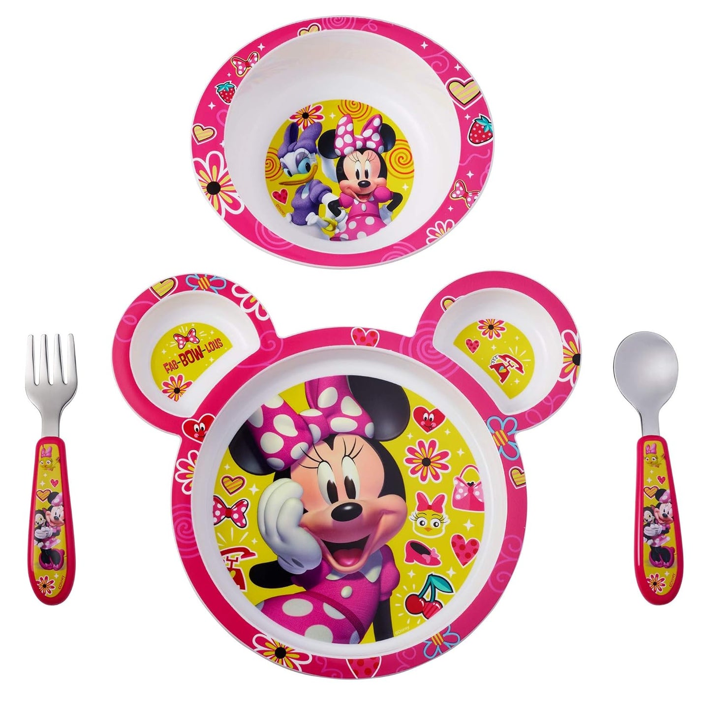 Minnie Mouse Toddler Dinnerware Set - Mealtime Magic!
