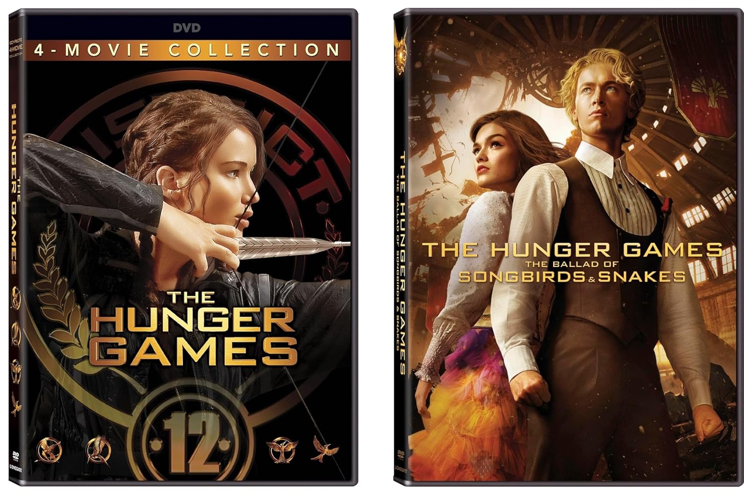 Hunger Games Complete 5 Movie Collection DVD Set for Fans