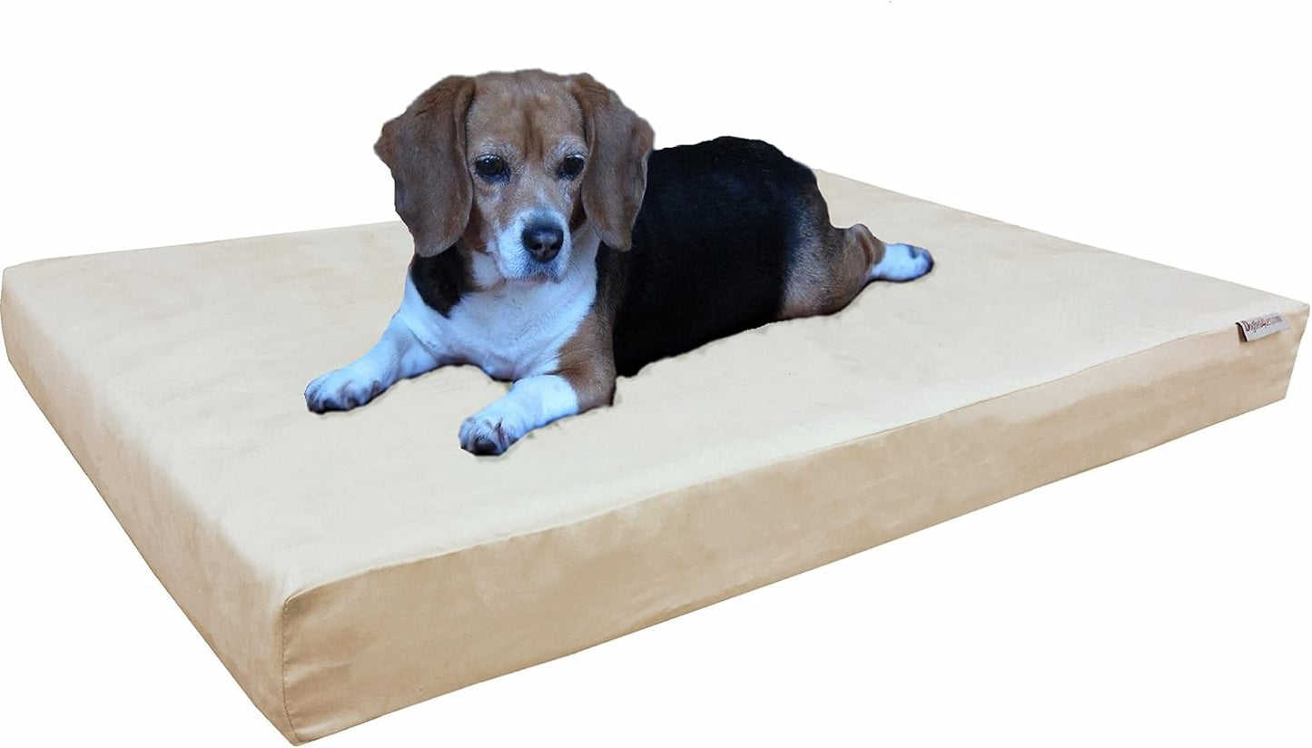 Waterproof Memory Foam Dog Bed for Medium Dogs, 37X27X4 in