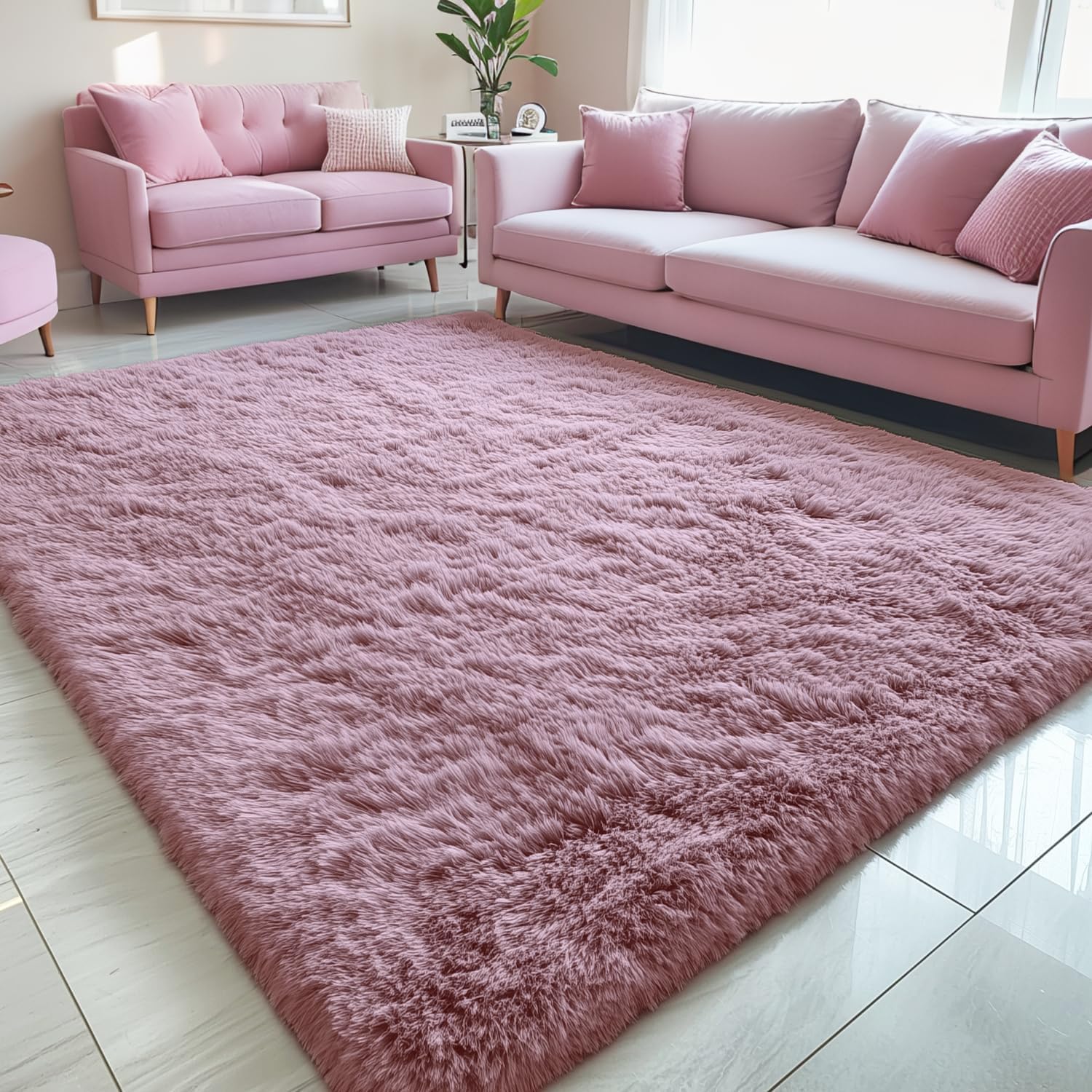 OLANLY 5x7 Machine Washable Area Rug for Cozy Living Spaces