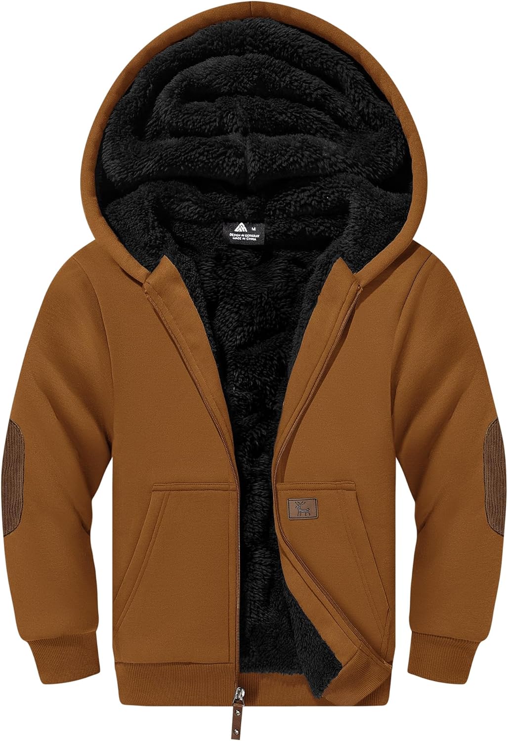 SWISSWELL Unisex Fleece Hoodie for Kids - Cozy Winter Jacket