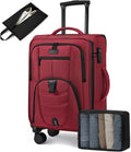 LOVEVOOK Carry On Luggage with Spinner Wheels for Travel