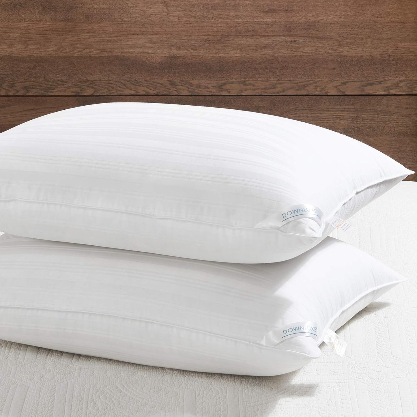 Down Alternative Pillows Queen Size Set of 2 for All Sleepers