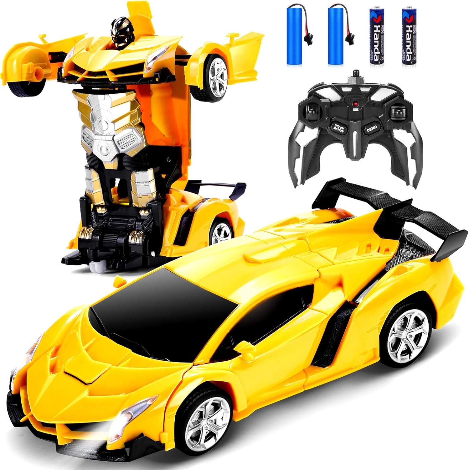 Dolanus Transform Robot RC Car - One-Button Deformation, 360 Drifting - Perfect Gift!