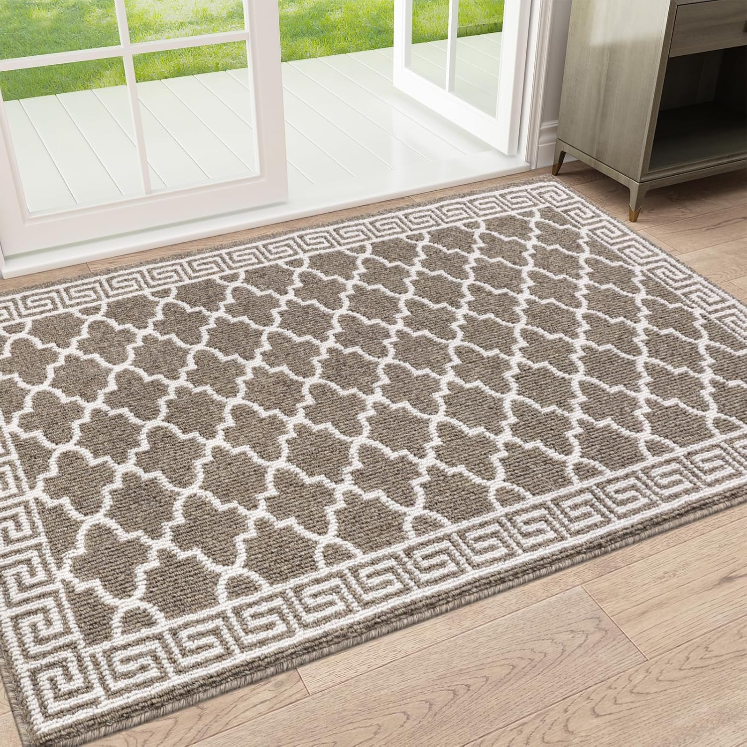 Pauwer Door Mat Indoor Entrance 36x60 Absorbent Dirt Trapper
