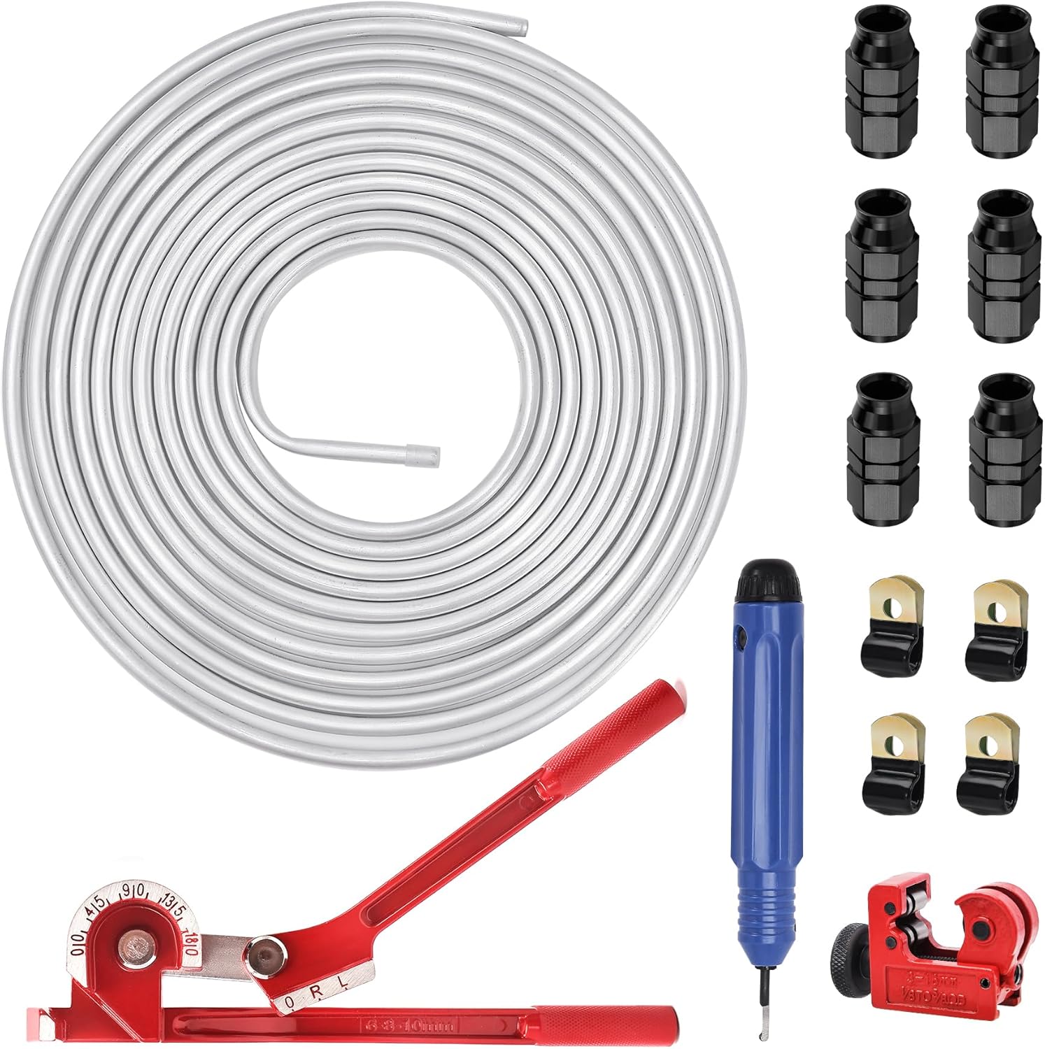 EVIL ENERGY 3/8 OD Aluminum Fuel Line Hard Line Kit 25FT Review