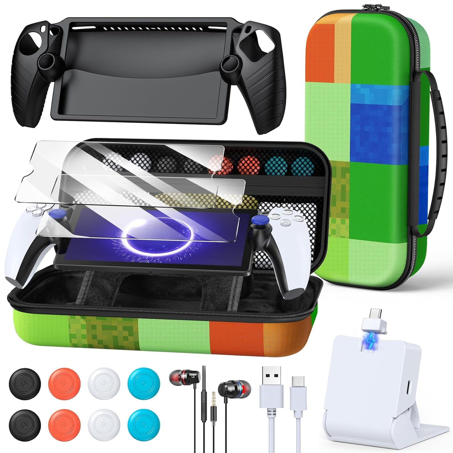 FYOUNG Accessories Kit for PlayStation Portal - Complete Bundle