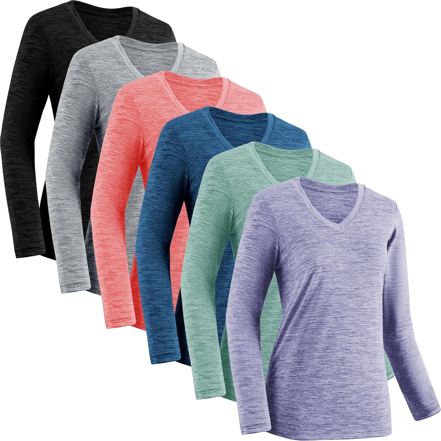 Moisture Wicking Shirts for Women Quick Dry Athletic Tops