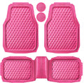 CAR PASS Heavy Duty Rubber Pink Car Floor Mats Review
