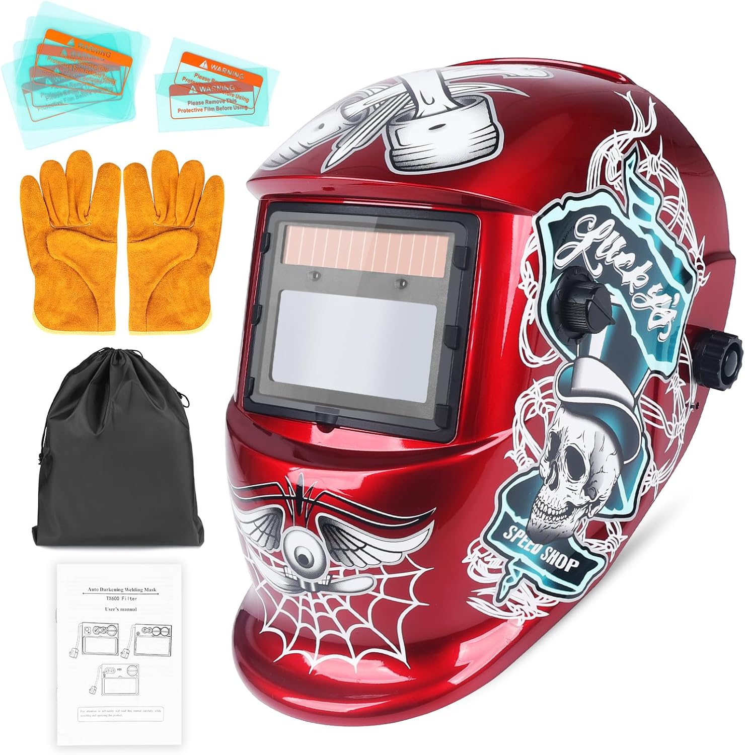 Welding True Color Helmet Auto Darkening Mask for TIG MIG ARC